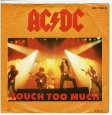 7" Single,  AC/DC - Touch Too Much  /  Live Wire