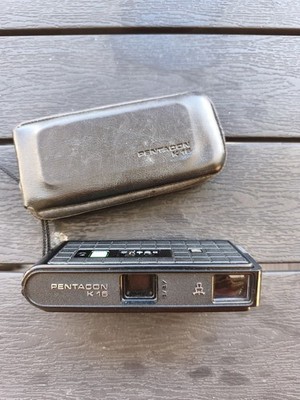 Pentacon K 16 analoge Sucher-Kamera in Schwarz mit Etui