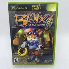Blinx The Time Sweeper Xbox Complete CIB + Insert