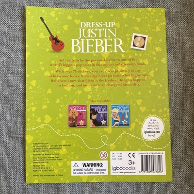 Dress Up Justin Bieber Sticker Book
