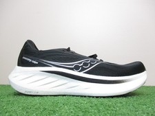 Saucony Ride 18 Womens Size 7 Medium B Black White Sneakers S11000-100 Running