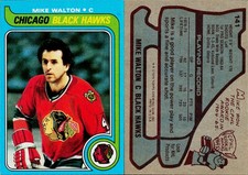 1979-80 Topps Hockey Card #141 Mike Walton Chicago Black Hawks