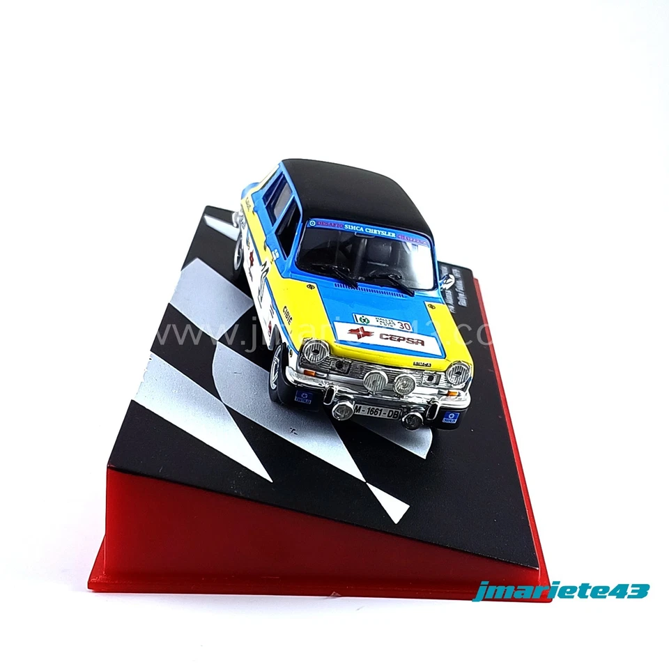 Simca 1200 TI #30 P. Alonso - P. Varela Fallas 1979 1:43 - Immagine 4 di 4