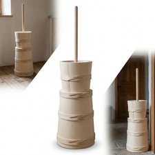 HOLZ-BUTTERFASS 10 L mit Stößel zum Herstellen von traditioneller Butter