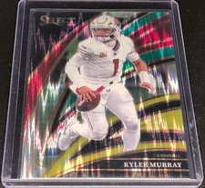 2025 Select Club Kyler Murray #222 Green & Yellow Shock Prizm Vikings