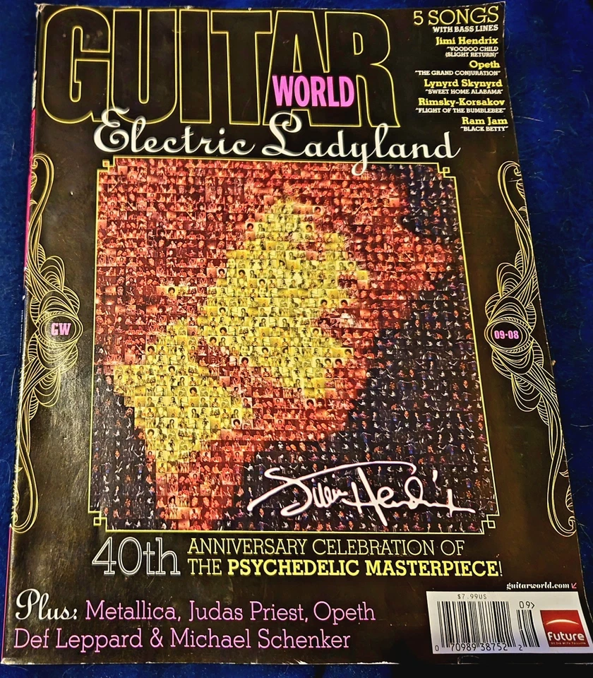 Guitar World - Electric Ladylady Jimi Hendrix 40tth Psychedelic Masterpiece Foto 2 de 4
