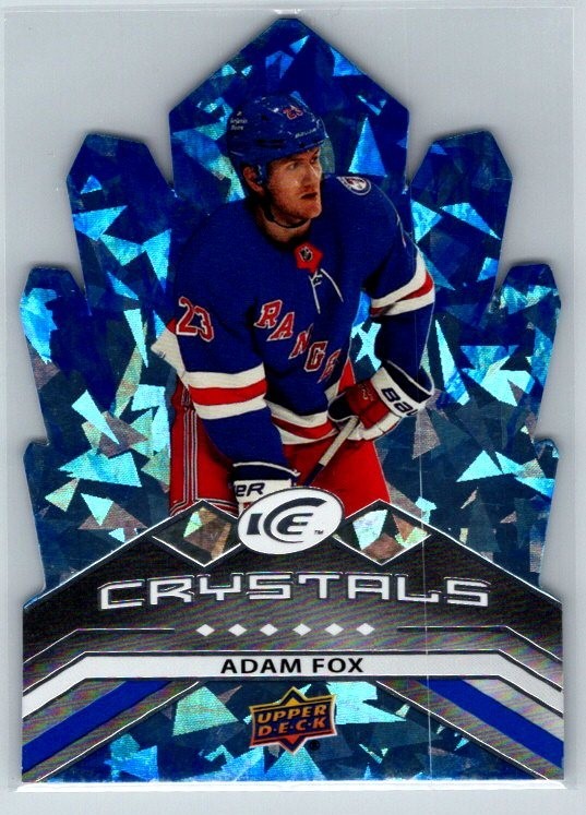 2021-22 Upper Deck UD Ice Crystals #IC-21 Adam Fox New York Rangers