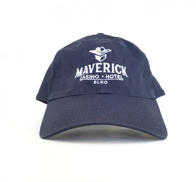 MAVERICK HOTEL CASINO - ELKO NV NEVADA Baseball Cap Hat Adj. Mens Size Cotton