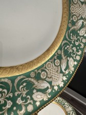 Rosenthal Rare Vintage Fine China Germany Gold Trim 5 Pc. Dinner Plates