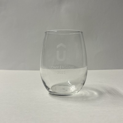 Udemy Nasdaq Listed 2021 Celebratory Stemless Wine  Glass | Employee Exclusive