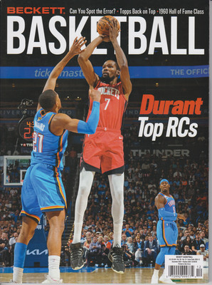 Beckett Basketball Price Guide Magazine December 2025 Kevin Durant Cover