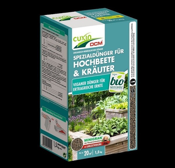 Cuxin Dcm SpezialdüNger FüR Hochbeete & KräUter 1,5Kg GemüSedüNger KräUterdüNger-image