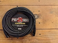Pig Hog PHDMX25 3-Pin DMX Lighting Cable, 25 Feet,Black