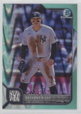 2022 Bowman Chrome Aqua RayWave Refractor 84/199 Anthony Rizzo #86 6fs