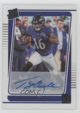 2021 Panini Clearly Donruss Rated Rookie Auto Tylan Wallace #74 Auto 1c3k