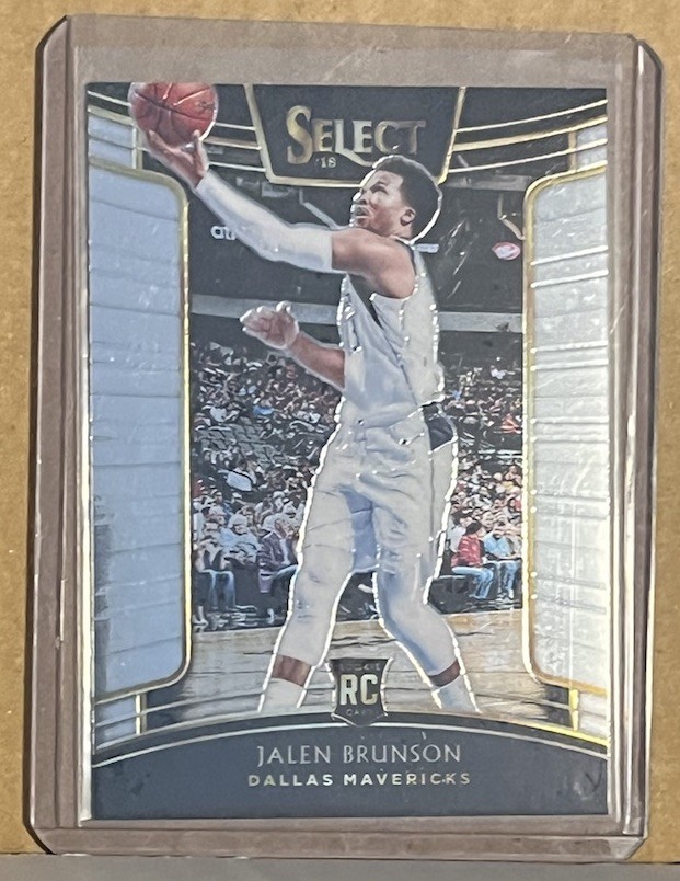 Jalen Brunson 2018-19 Panini Select RC #8 Concourse Level Mavericks Knicks NM
