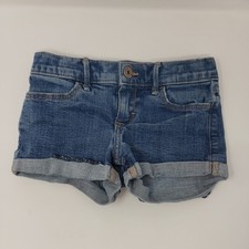Abercrombie kids girls size 9/10 mid rise shortie short jean shorts