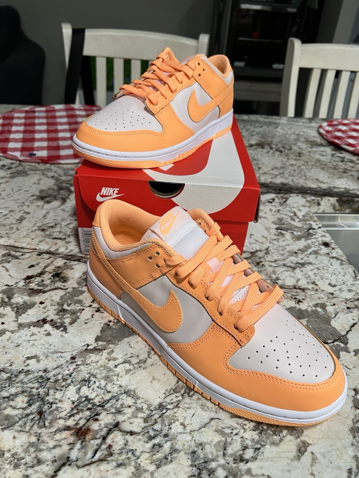 Nike Dunk Retro Low Peach Cream White DD1503-801 Women Size 10.5 / Men 9 New