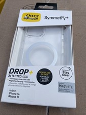 OtterBox Symmetry Series Case for MagSafe for iPhone 14 13 - Clear Free Ship