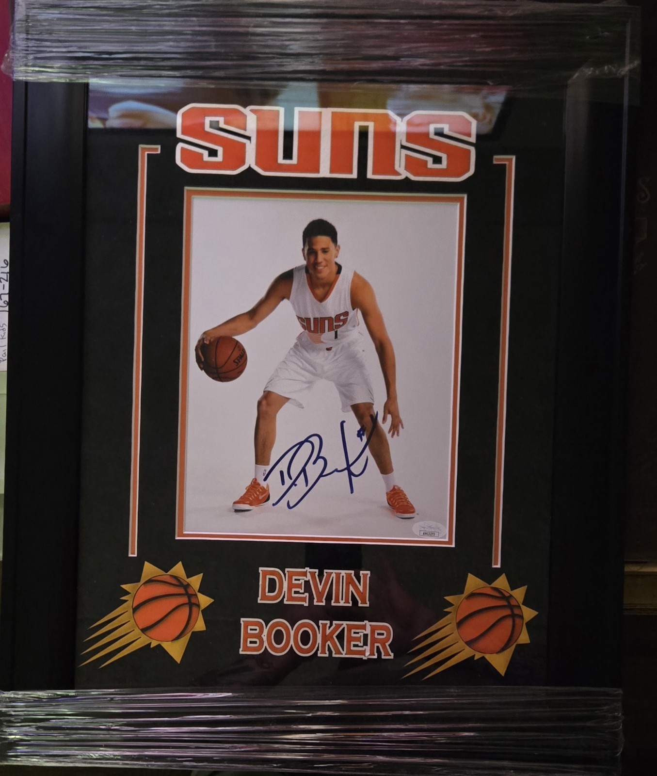 Devin Booker Autographed Signed Phoenix Suns 8x10 Photo Custom Matted Framed JSA 