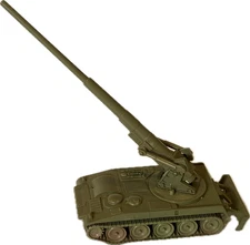 2 PACK Model M107 M110 Self Propelled Field Gun 1:48 Scale Highlander Model Tank