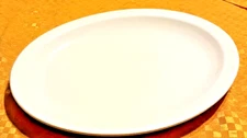 Vintage Home Laughlin White 11 1/2" Platter~Made In USA (KD-S) Vintage 1950S