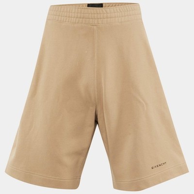 Baumwollshorts Givenchy Beige Logo Print M