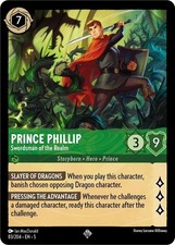 Disney Lorcana TCG Shimmering Skies Prince Phillip Swordsman of the Realm 83/204