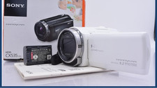 Sony HDR-CX535 Handycam HD Camcorder White 32GB 30x Optical Zoom Exmor R CMOS