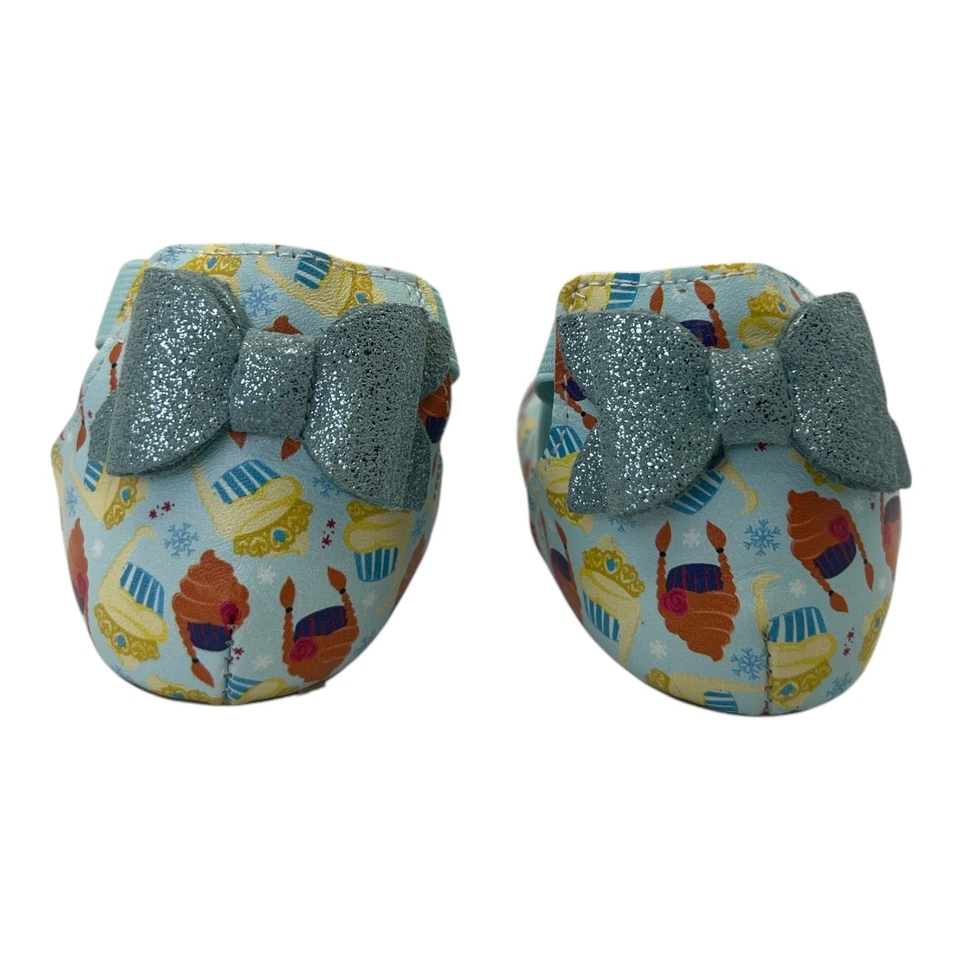 Pies de Mono Niña Niño Pequeño Cupcake Mary Janes Arco Colorido Estampado Zapatos Talla 2-3Y Foto 3 de 4