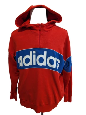Sweat à Capuche NIKE Homme Femme M Rouge Col Zippé Poches Zippées Sport - Photo 1/4