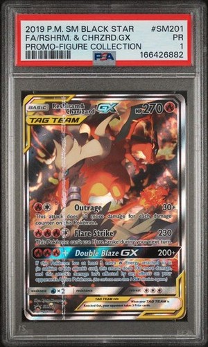 Reshiram & Charizard-GX graded PSA 1 for sale on eBay
