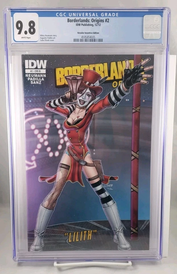 IDW Borderlands Origins CGC Set #1-4 PLUS #1-4 Cover A & #1 Fall of Fyrestone - Image 3 of 4