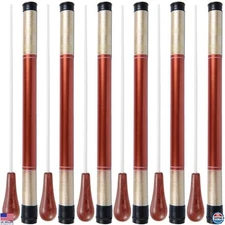 Set of 6 Conducting Batons with Case - Perfect for Orchestra & Music Conductors!