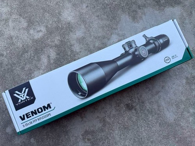 #ad Vortex Optics Venom 5 25x56 FFP Zero Stop Riflescope 34mm EBR 7C MRAD VEN 52502 $359.99