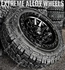 18 Black Covert Alloy Wheels Mitsubishi L200 Pajero Shogun + All Terrain Tyres