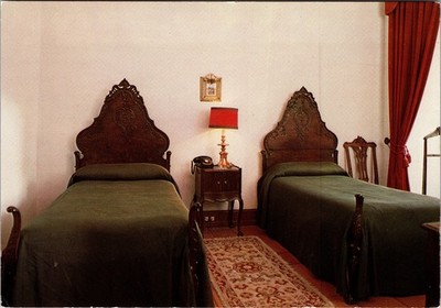 Vintage Pousada Rainha Santa Isabel Estremoz Portugal Postcard Hotel Room