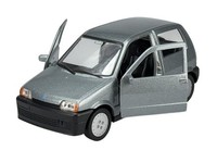Welly Fiat Cinquecento Silber 1:34 Die Cast Metal Model Neu Im Kasten 43854