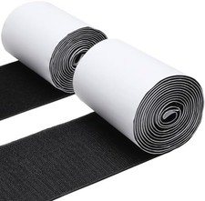 4.4 Inches x 7 Feet Strong Sticky Back Heavy Duty Hook and Loop Tape Adhesive