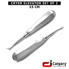 Cryer Left & Right Tooth Extracting Set Of 2 Dental Elevators Oral Surgery Tools