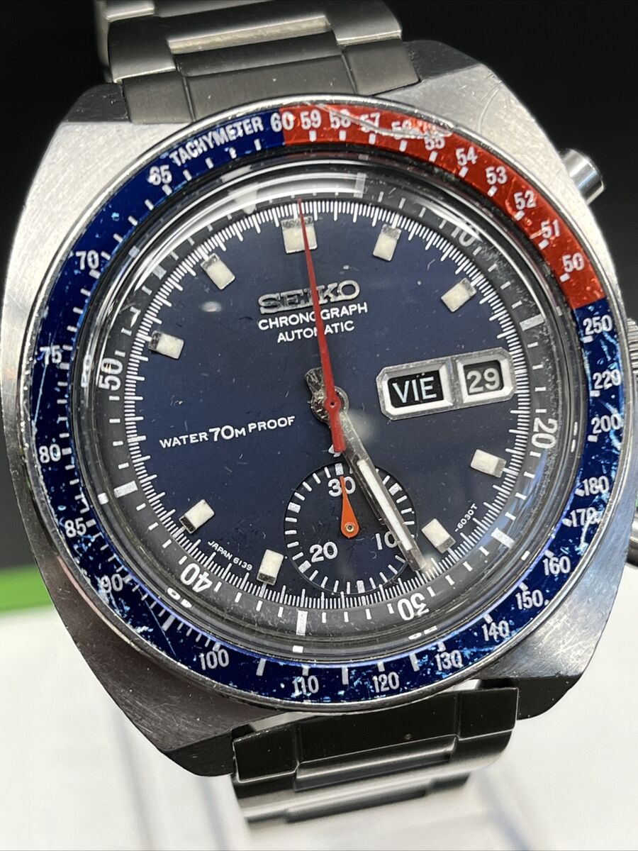 Seiko PEPSI 6139-6000 Speedtimer “Pogue”,70m Proof Seiko PEPSI 6139-6000 Speedtimer “Pogue”,70m Proof