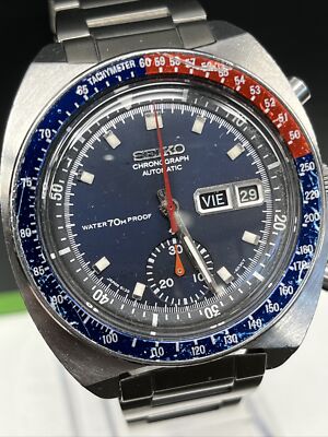 よしこ39 Seiko PEPSI 6139-6000 Speedtimer “Pogue”,70m Proof Chronograph