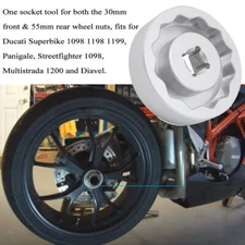 55mm + 30mm Wheel Nut Socket Tool For Ducati 1098 1198 1199 Multistrada Diavel