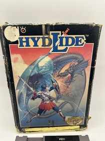 Hydlide NES Nintendo With Box Authentic Good Condition! Rare!