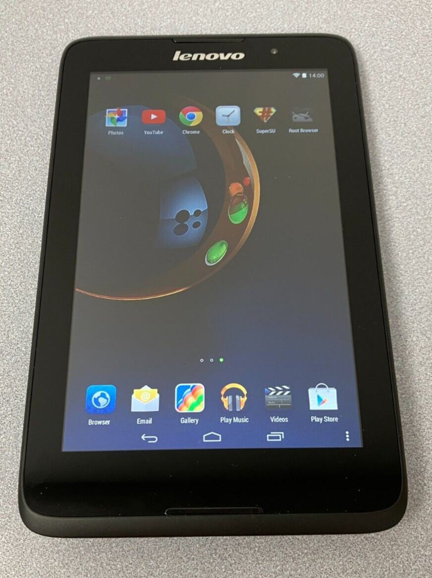 Lenovo A3500-FL Android 4.4 KitKat 7 inch 8 Gigabyte Tablet Used