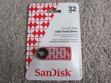 BrandNew SanDisk Cruzer Dial 32GB USB 2.0 Flash Drive SDCZ57-032G-A4RGD 