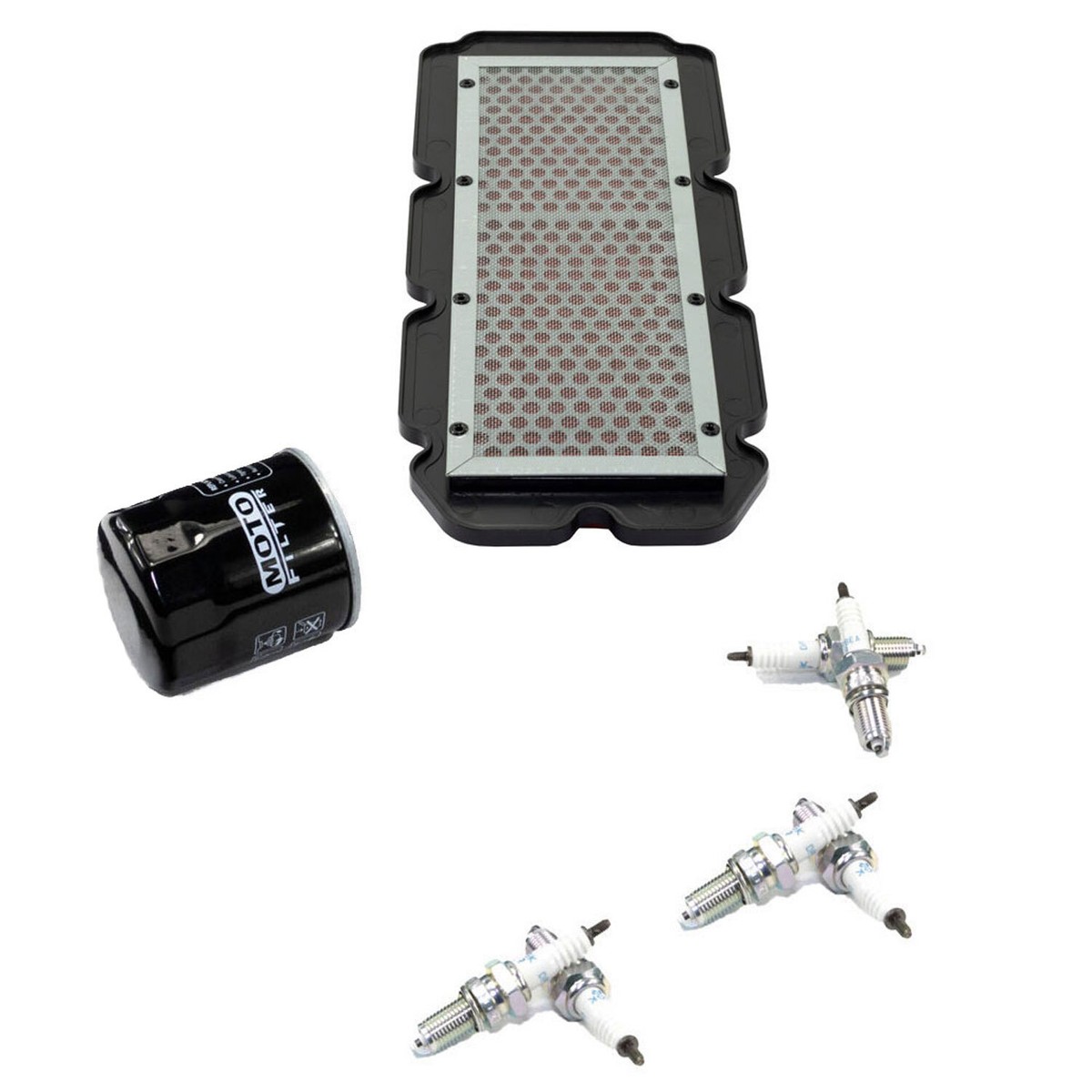 Wartungskit Für Honda GL 1500 C Valkyrie F6C (Baujahr 1997-2003) – Luftfilter, Ölfilter & Zündkerzen Von Hiflo & NGK