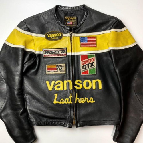 Vanson Leather Riders Jacket Black 