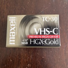 Maxell MAX203010 High Grade VHS-C Videotape Cassette New  Sealed