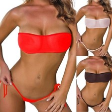 Women Sexy Bikini Mesh Micro Bra Set G String...
